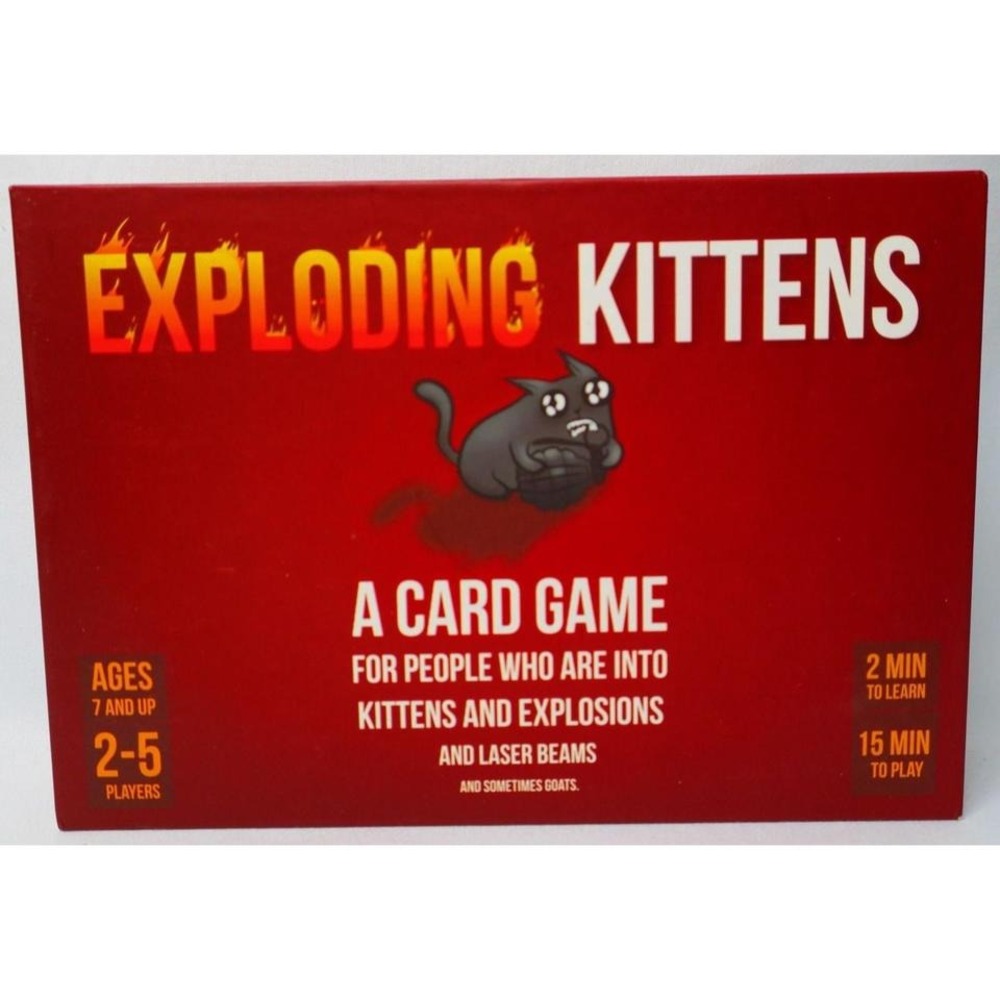 Exploding Kittens Card Game Original Edition Family Friendly Party Game